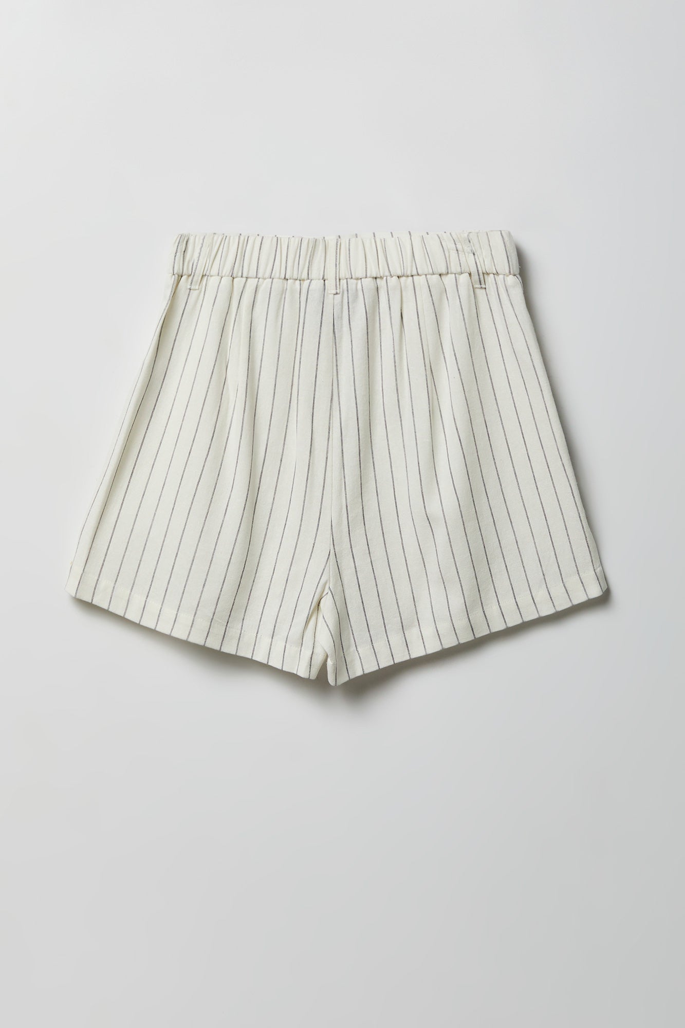 Linen-Blend Tailored Short