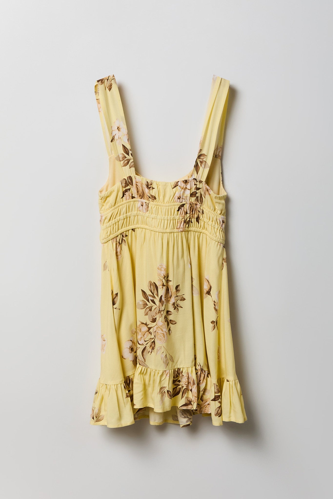 Printed Scoop Neck Mini Dress