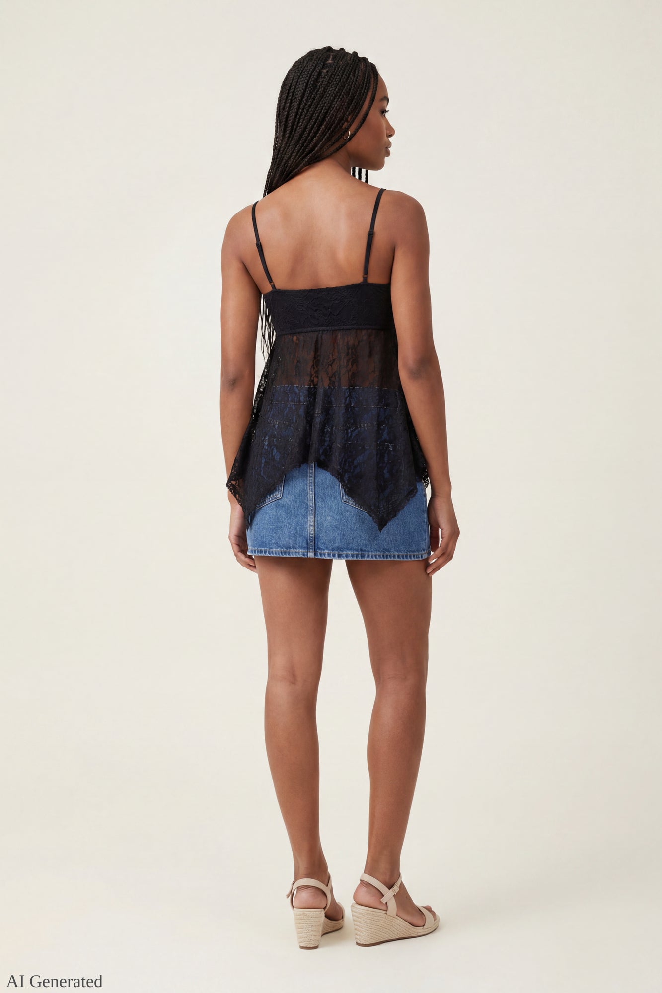 Lace Babydoll Tank