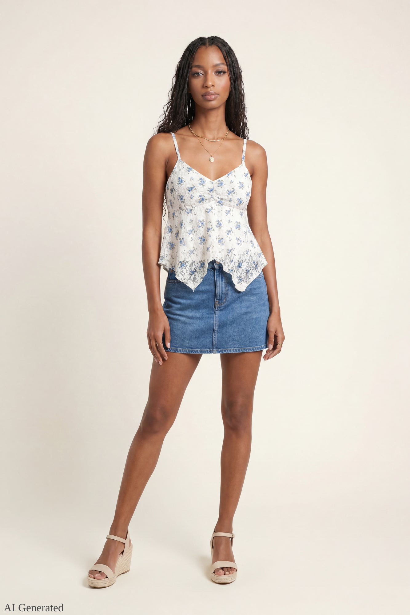 Lace Babydoll Tank