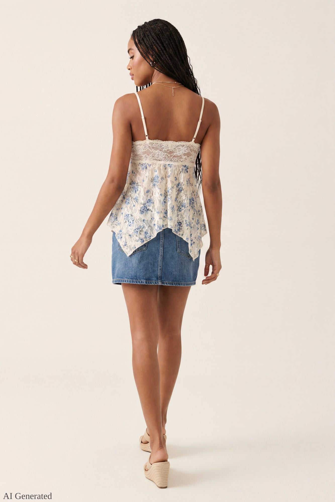 Lace Babydoll Tank