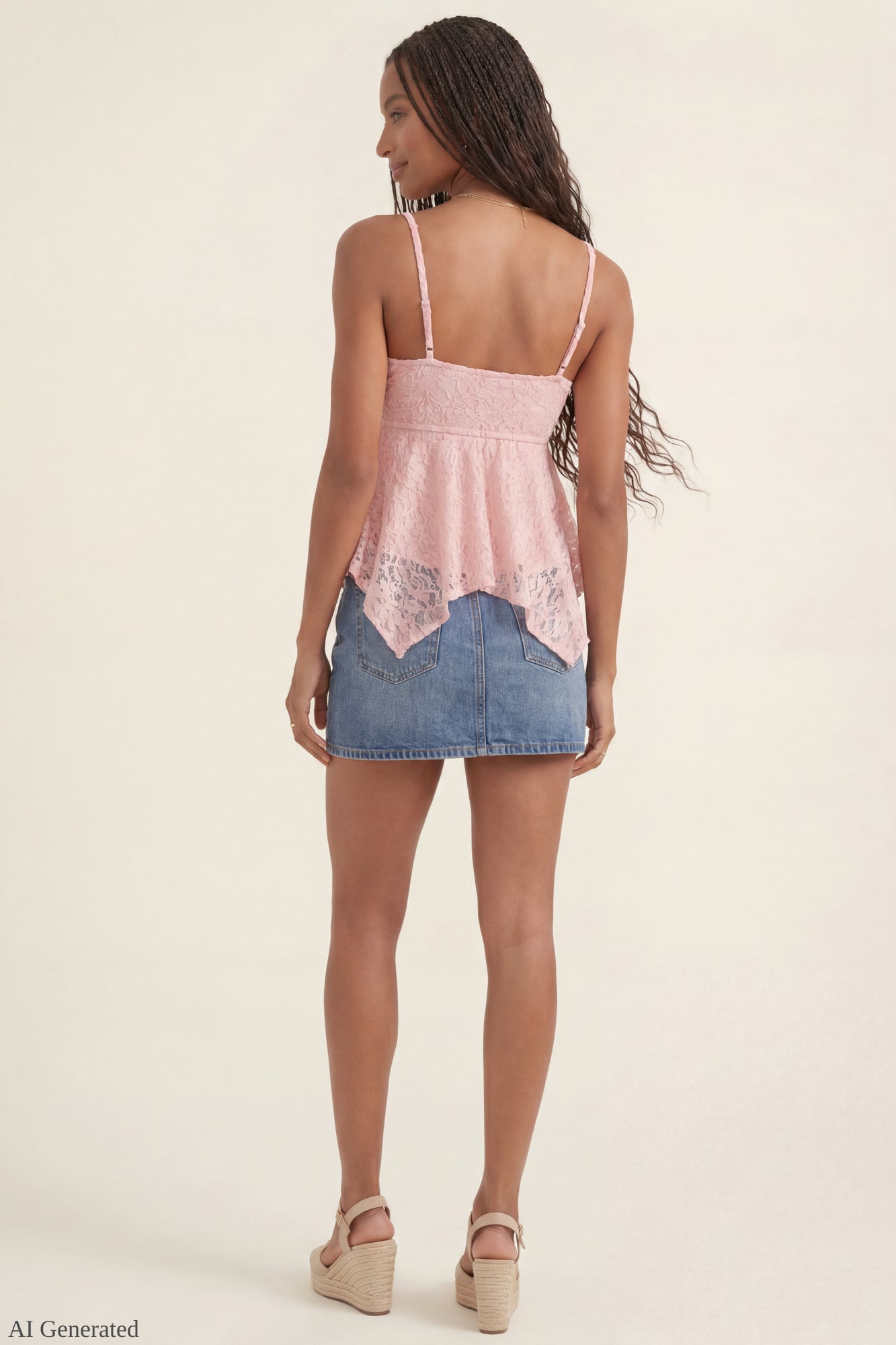 Lace Babydoll Tank