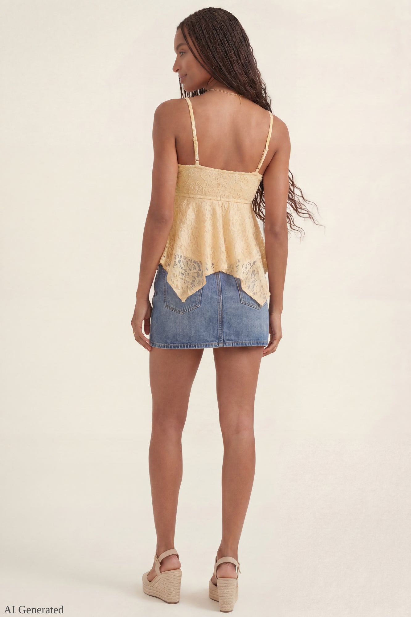 Lace Babydoll Tank