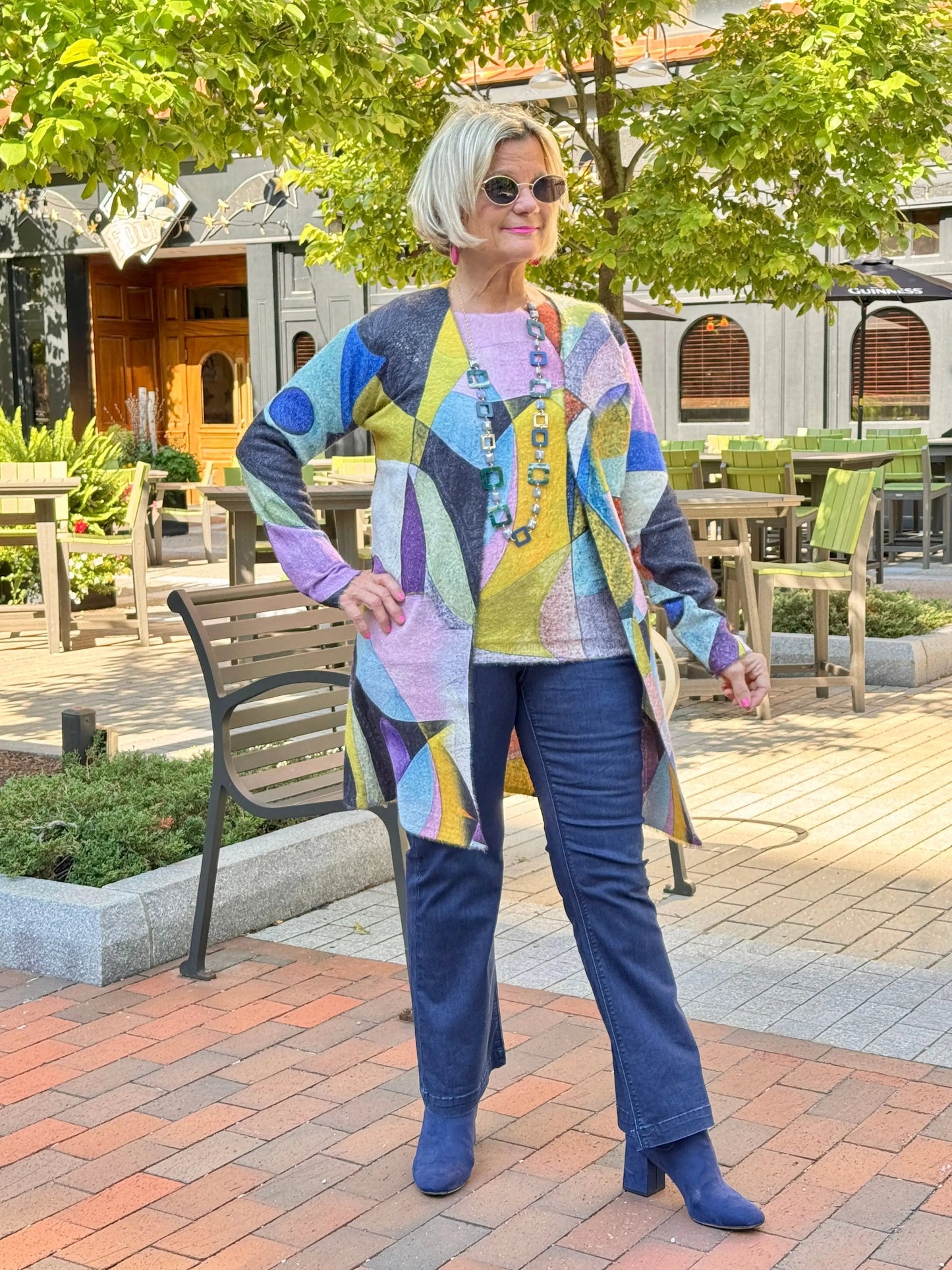 Ethyl Draped Open Front Cardi - Anticipate