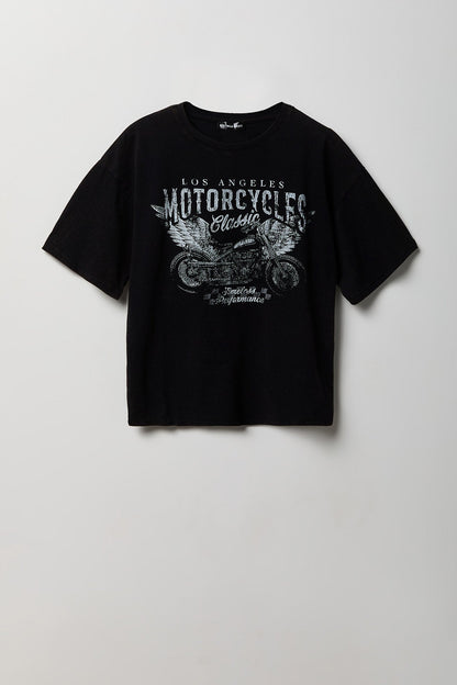 Washed Graphic Boyfriend T-Shirt