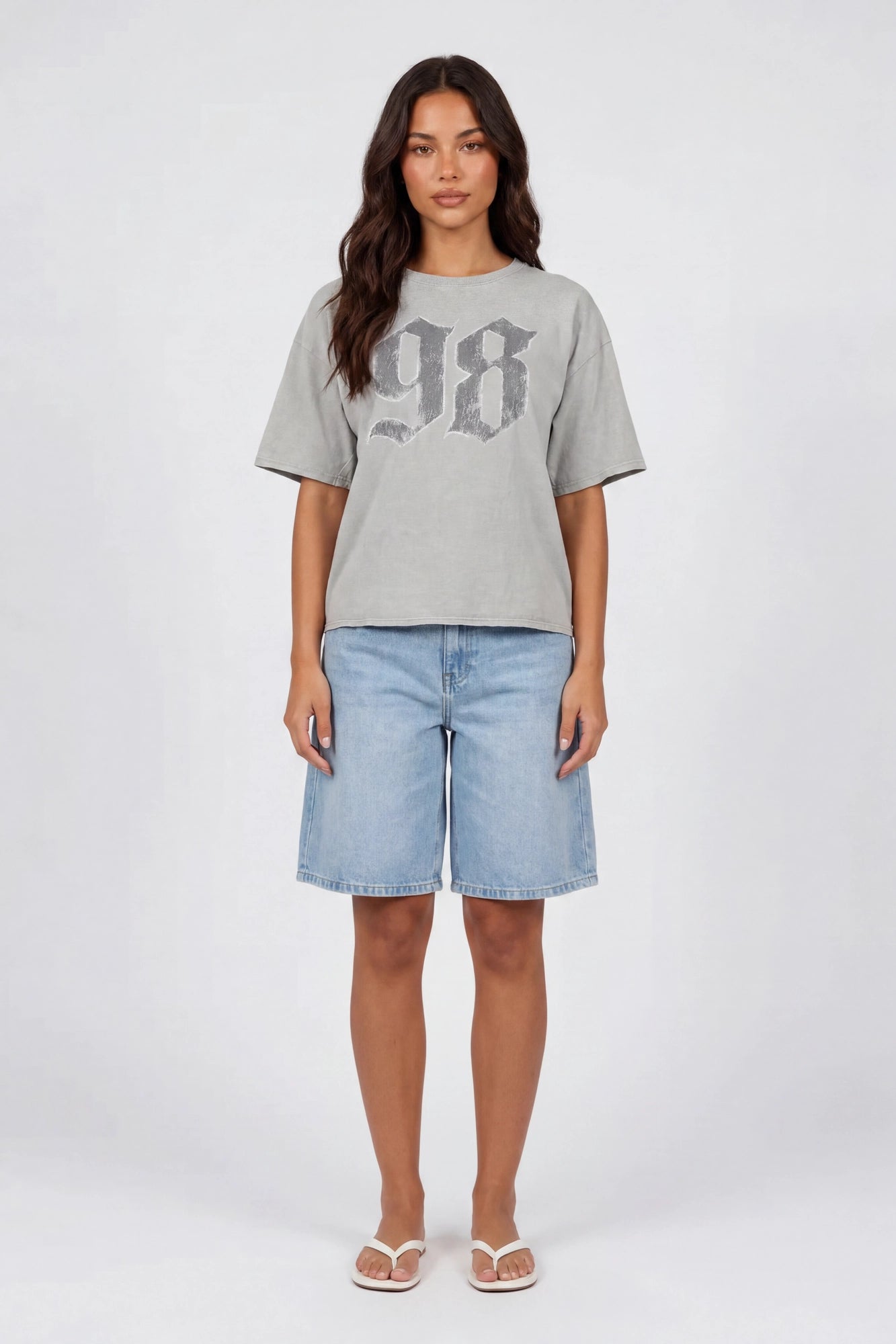 Washed Graphic Boyfriend T-Shirt