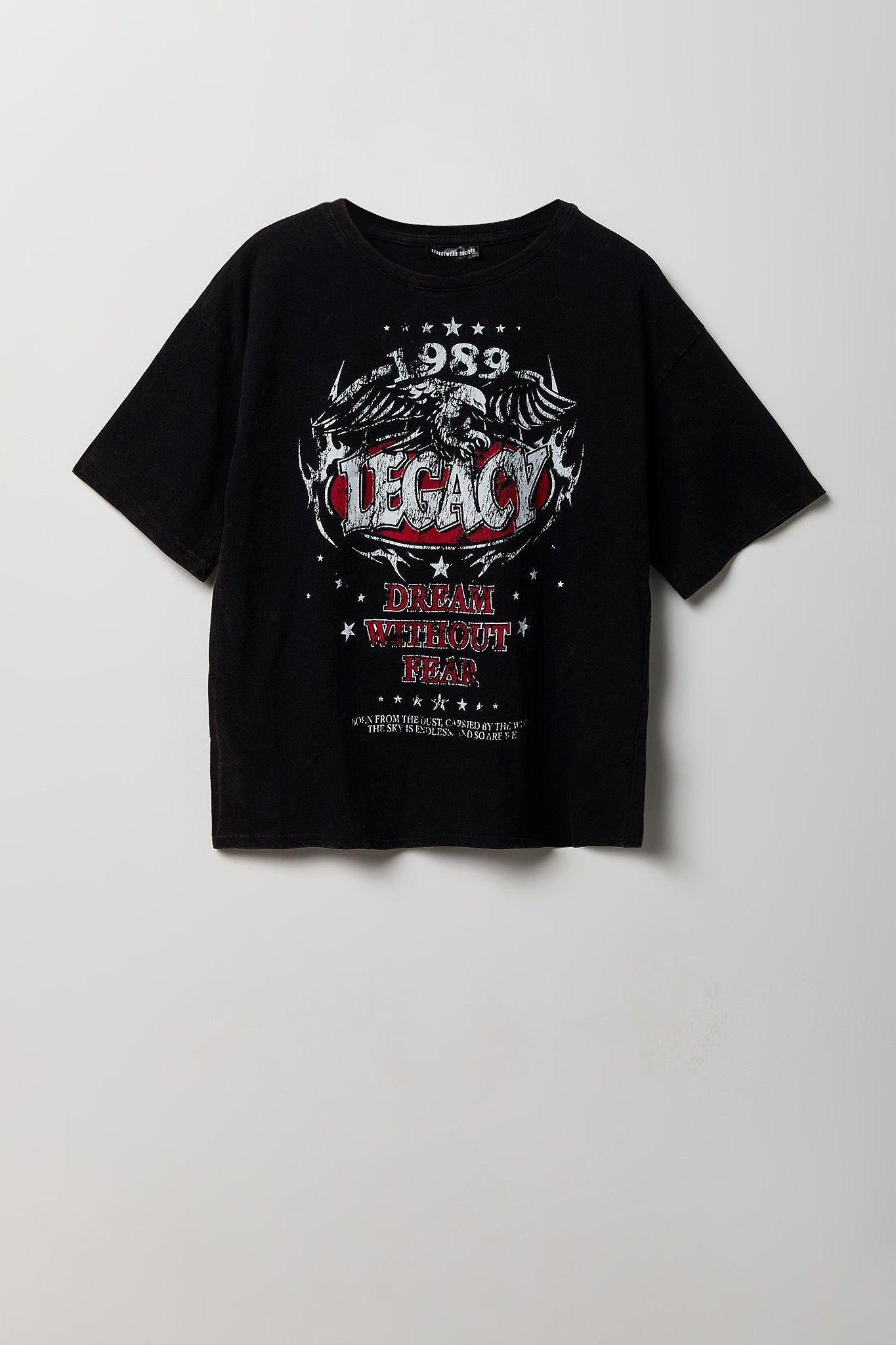 Washed Graphic Boyfriend T-Shirt