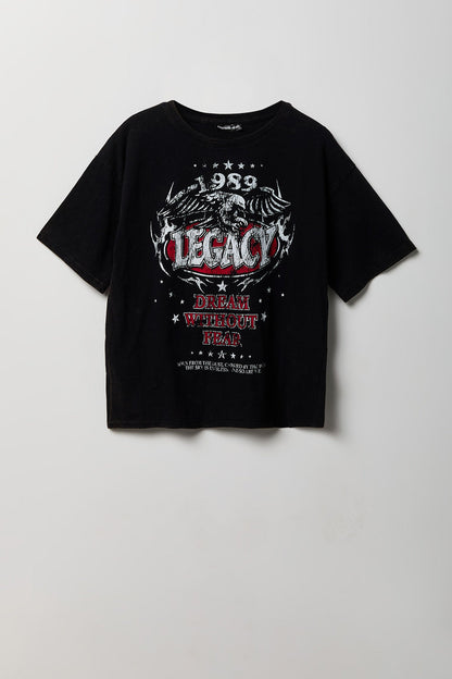 Washed Graphic Boyfriend T-Shirt