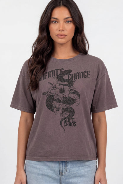 Washed Graphic Boyfriend T-Shirt