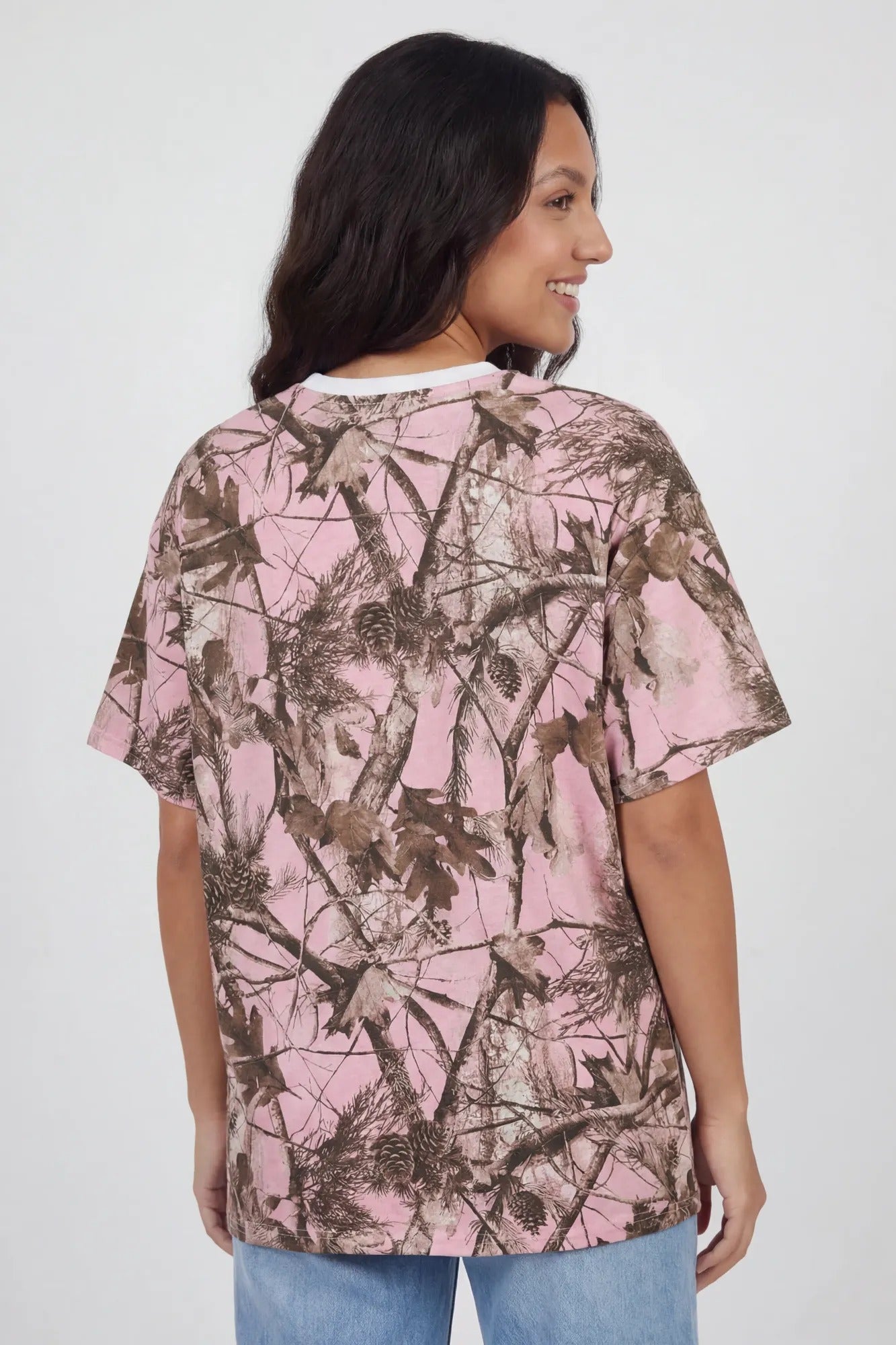 Oversized Camo Graphic T-Shirt