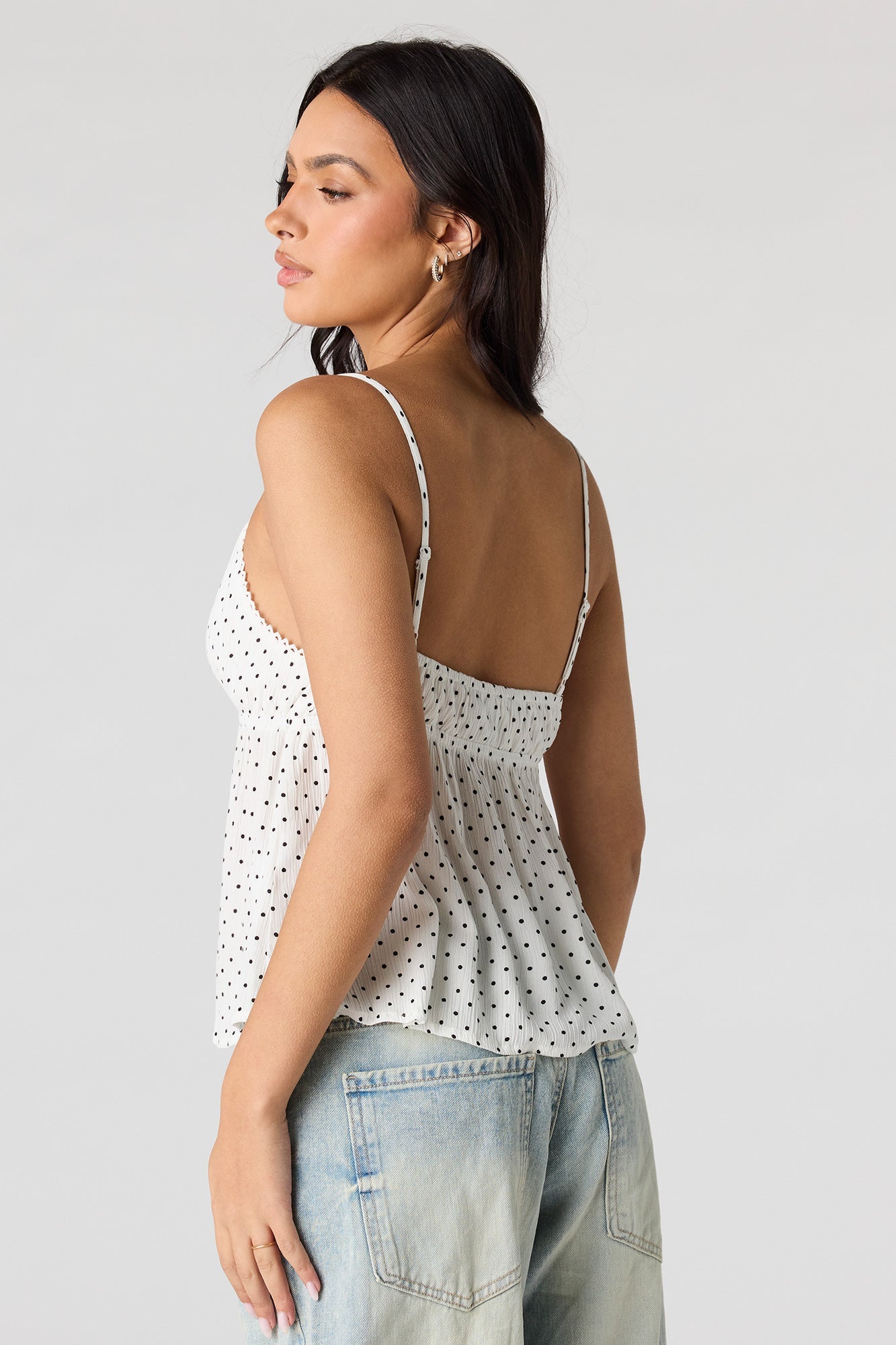 Printed Babydoll Tank