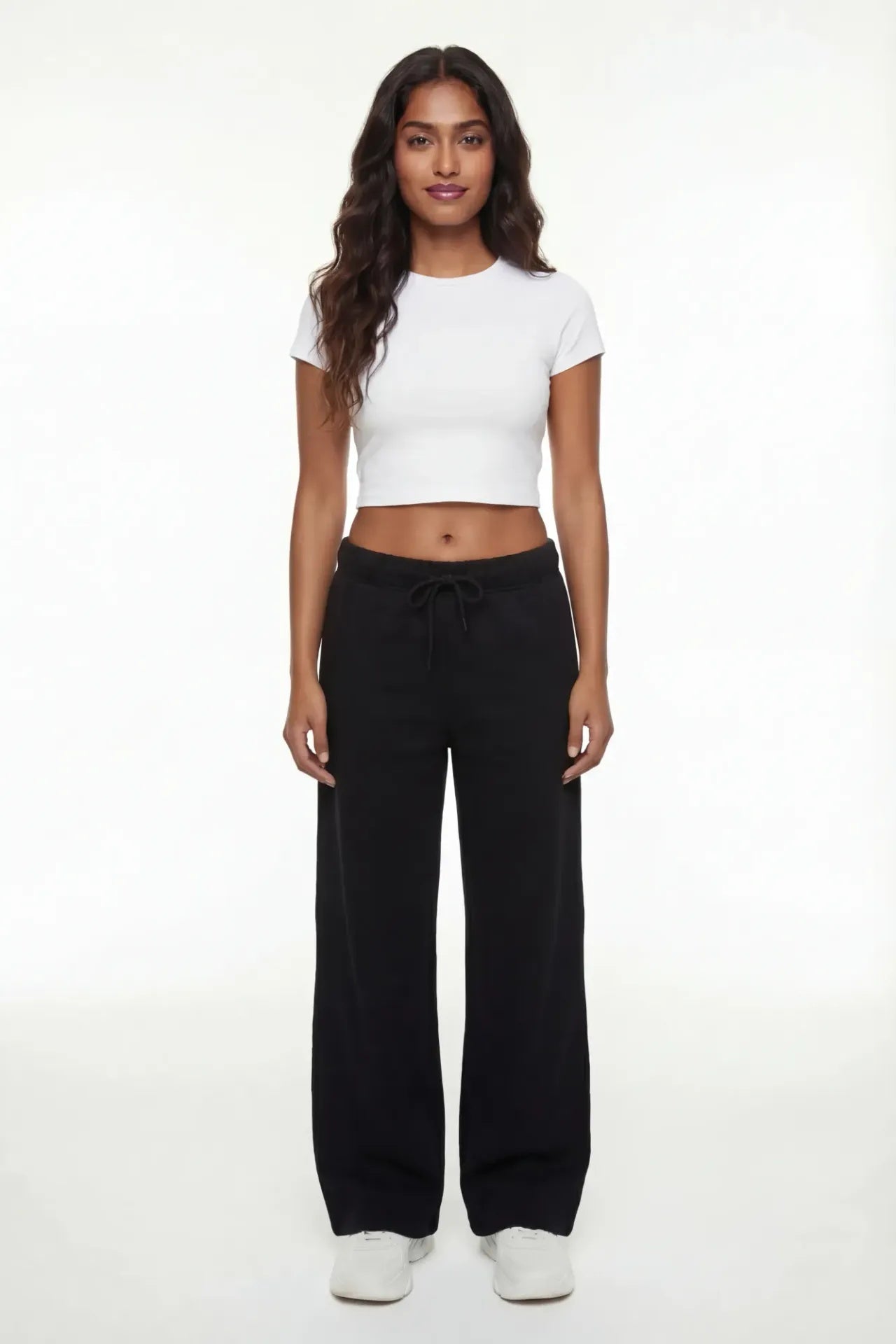 Fleece Wide Leg Sweatpant