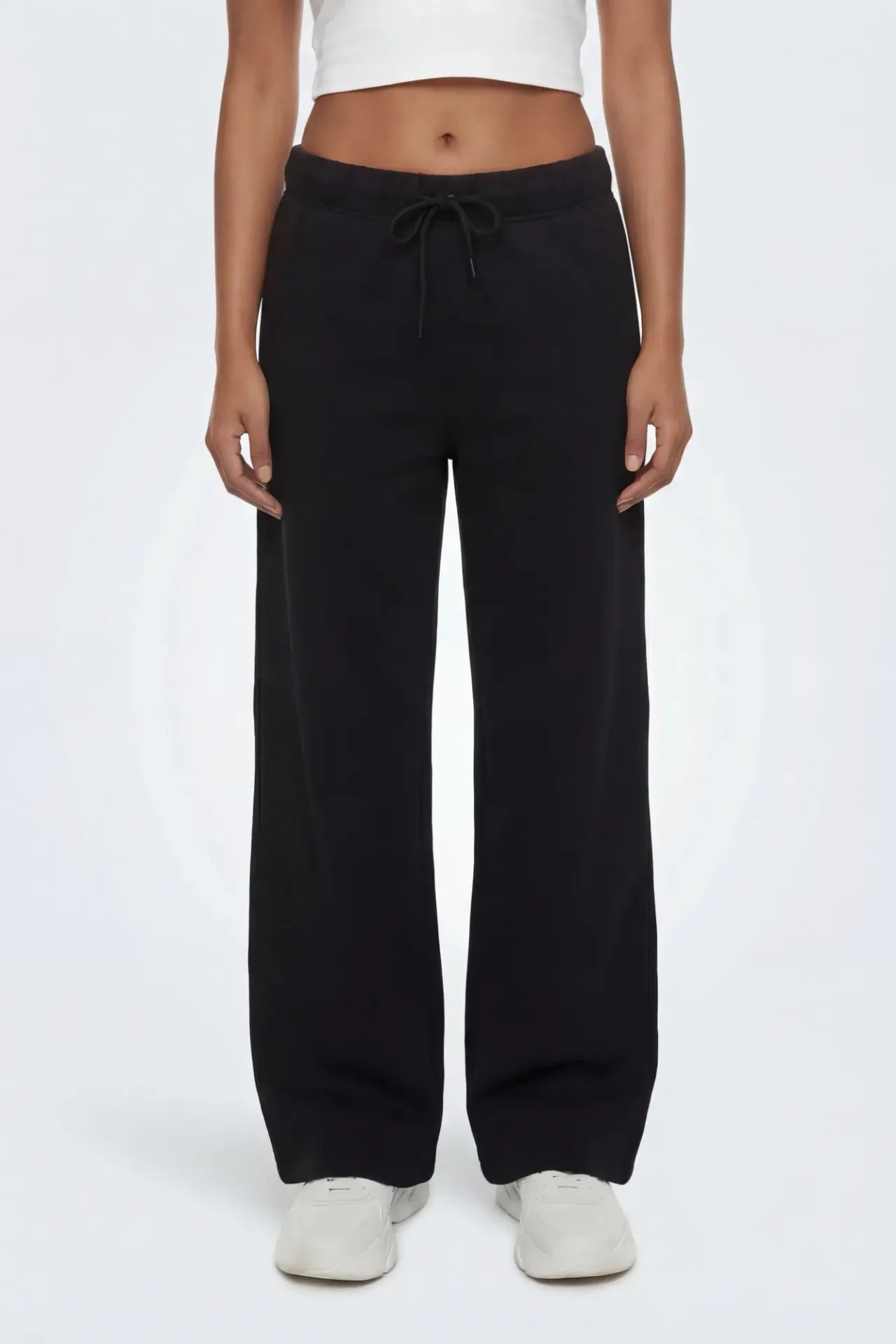 Fleece Wide Leg Sweatpant