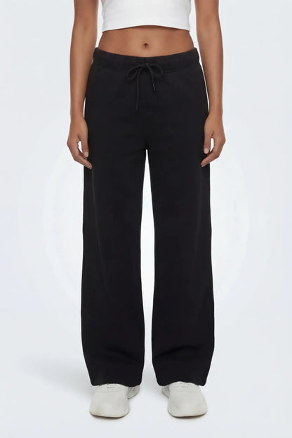 Fleece Wide Leg Sweatpant