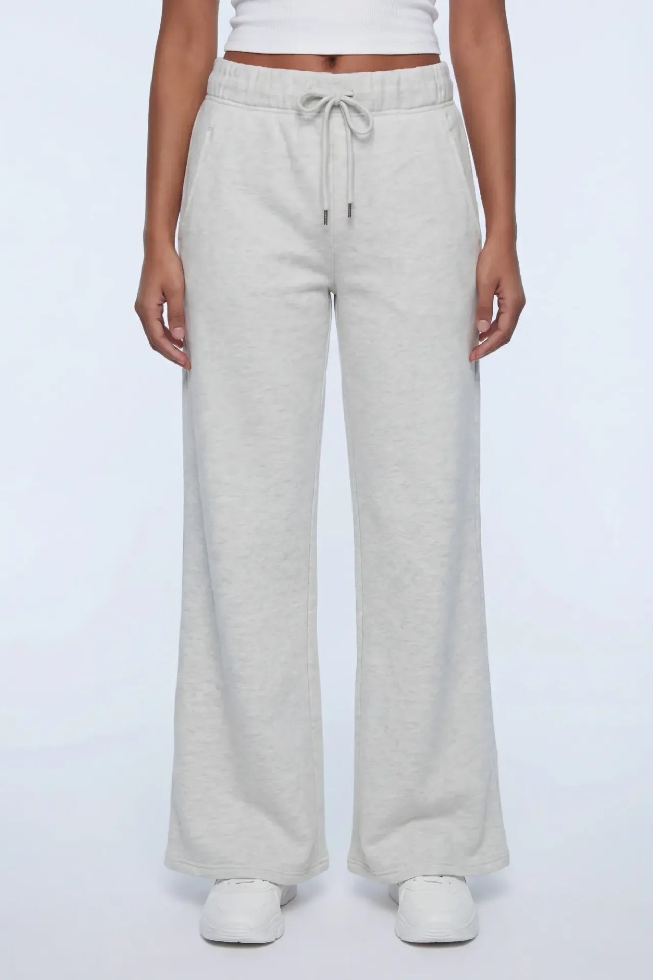 Fleece Wide Leg Sweatpant