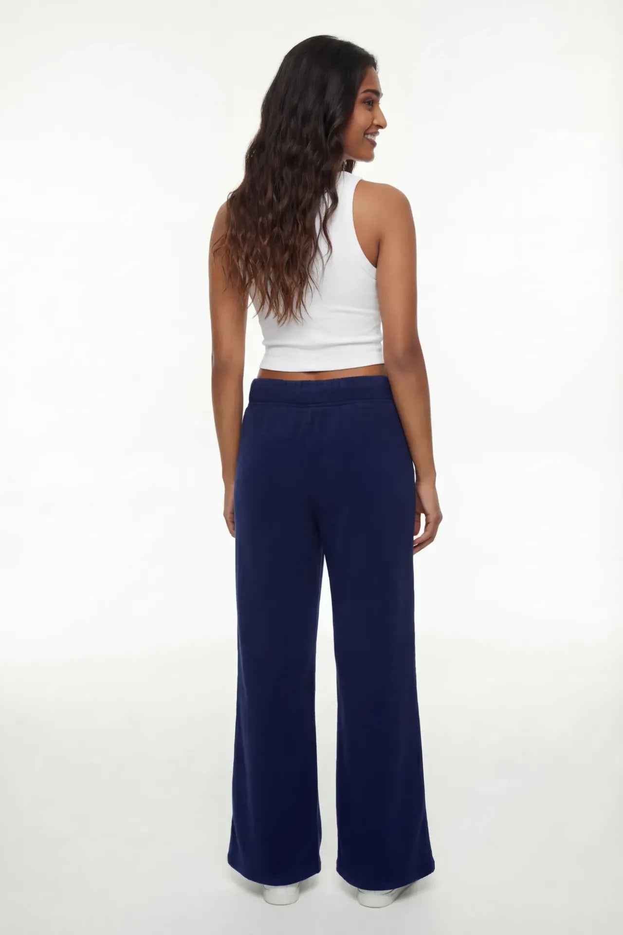 Fleece Wide Leg Sweatpant