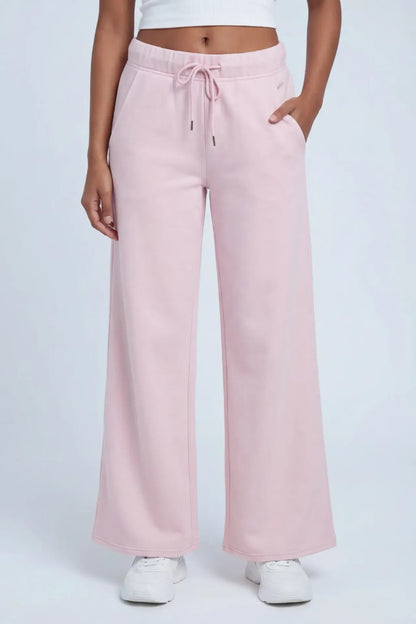Fleece Wide Leg Sweatpant