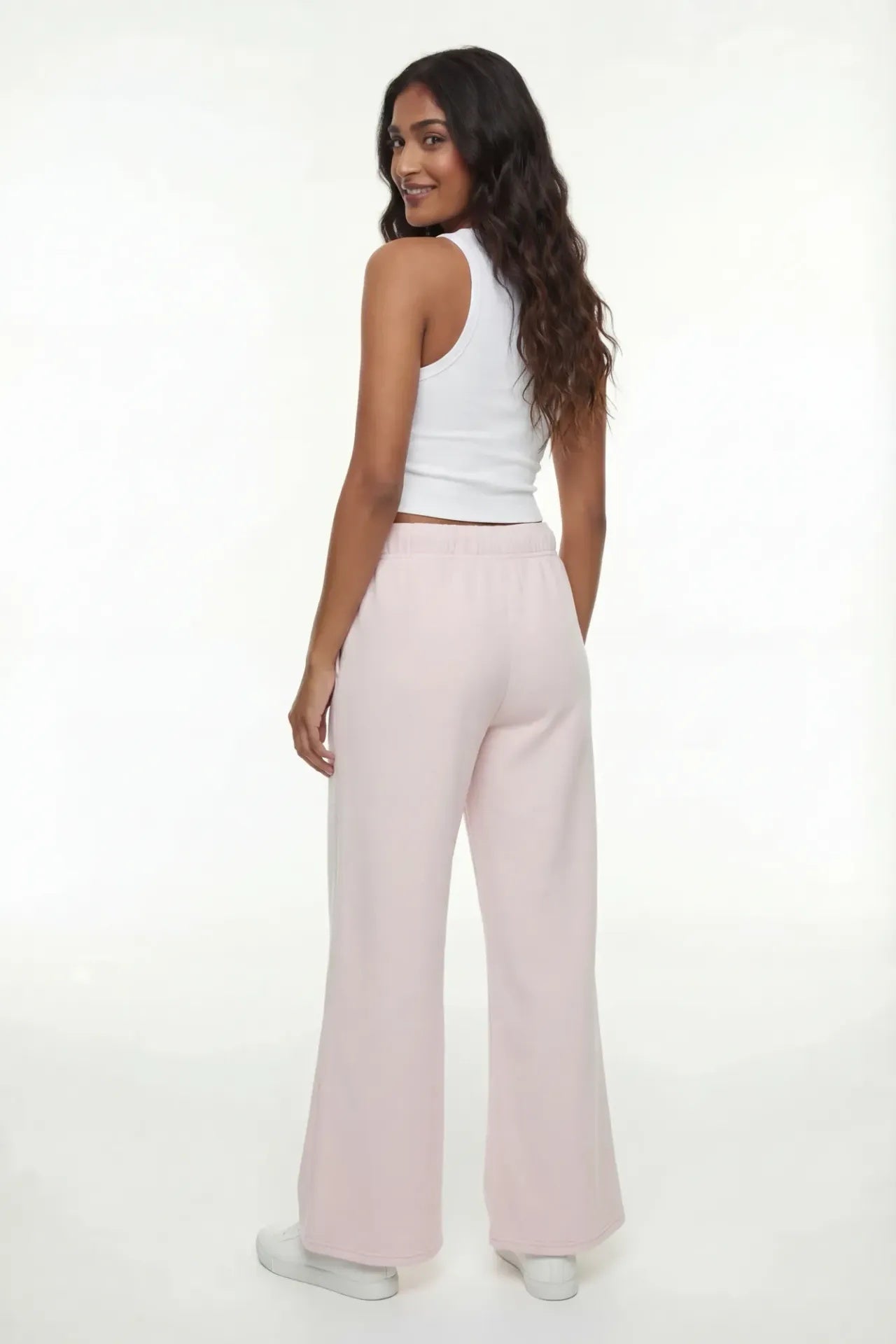 Fleece Wide Leg Sweatpant