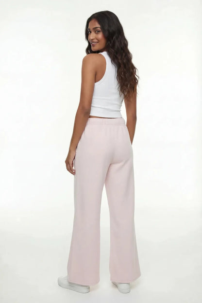 Fleece Wide Leg Sweatpant