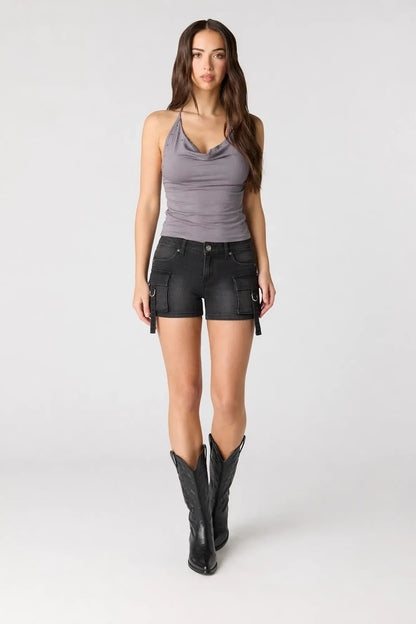 Denim Cargo Short