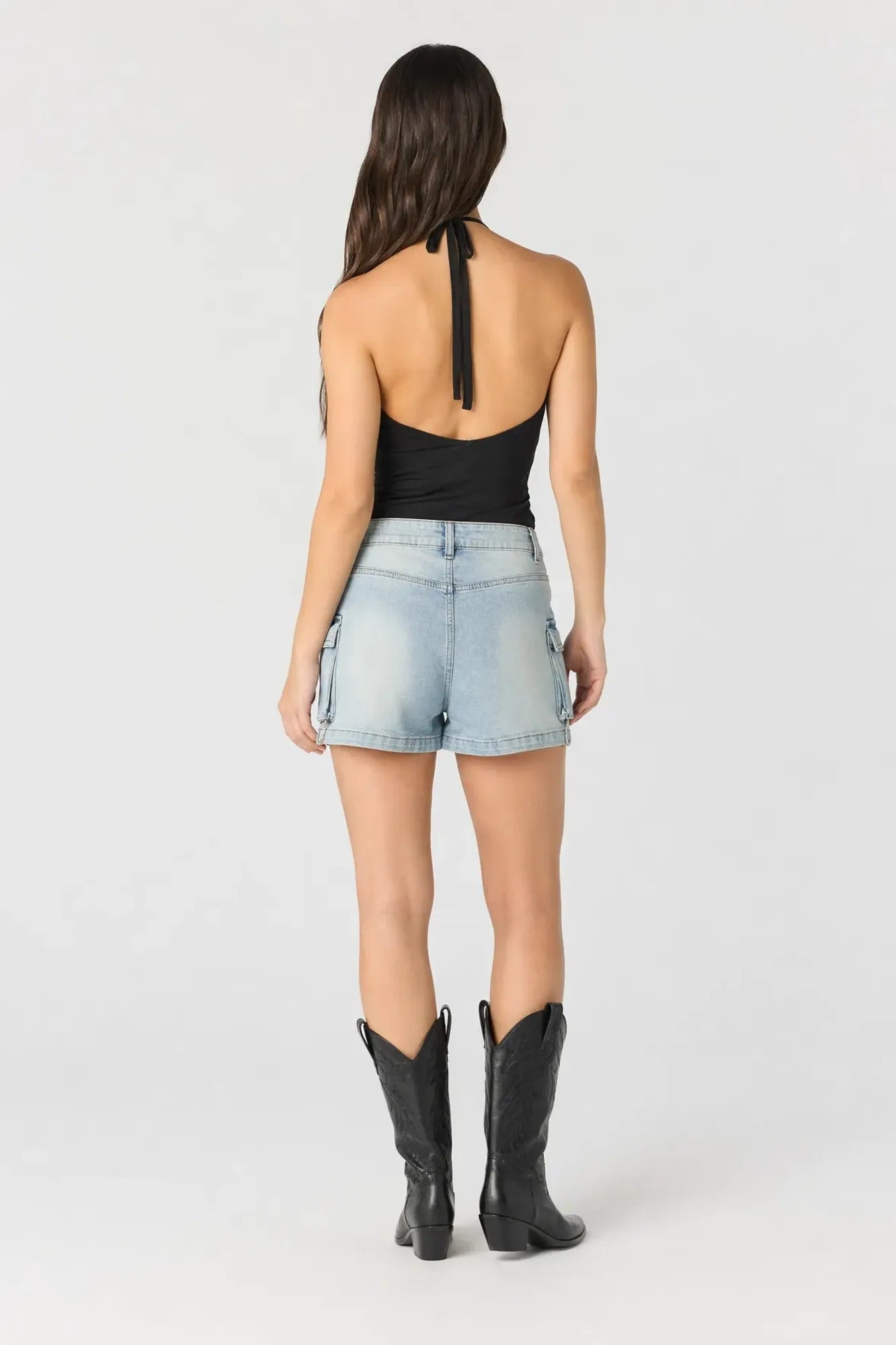 Denim Cargo Short