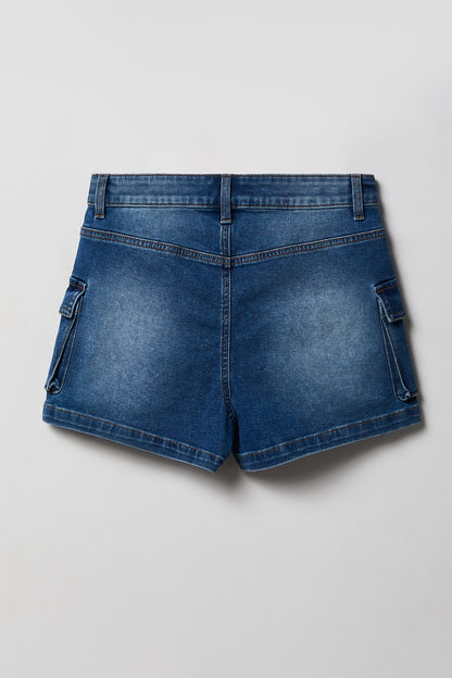 Denim Cargo Short
