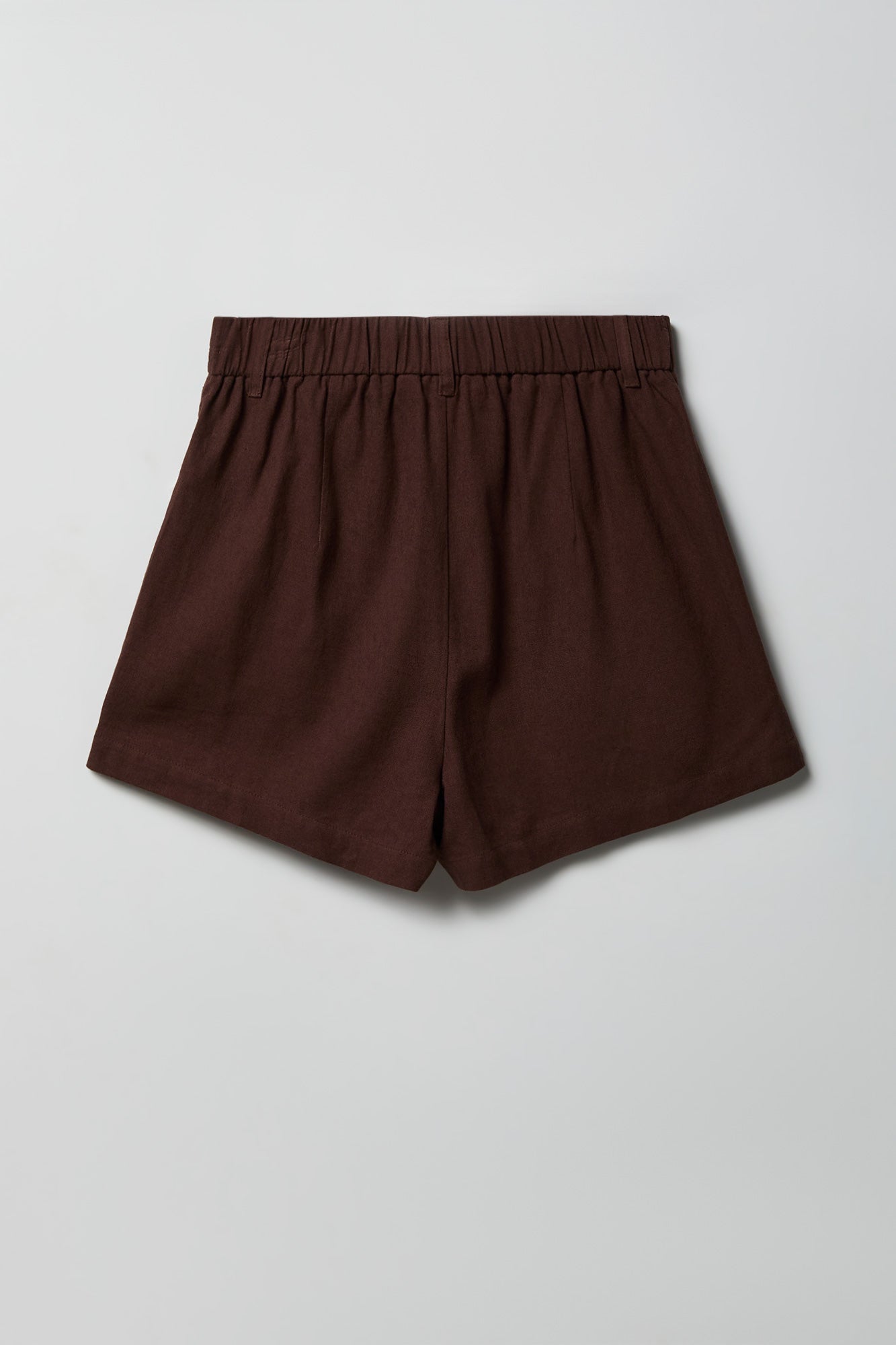 Linen-Blend Tailored Short