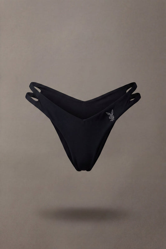 Playboy Rhinestone Brazilian Bikini Bottom