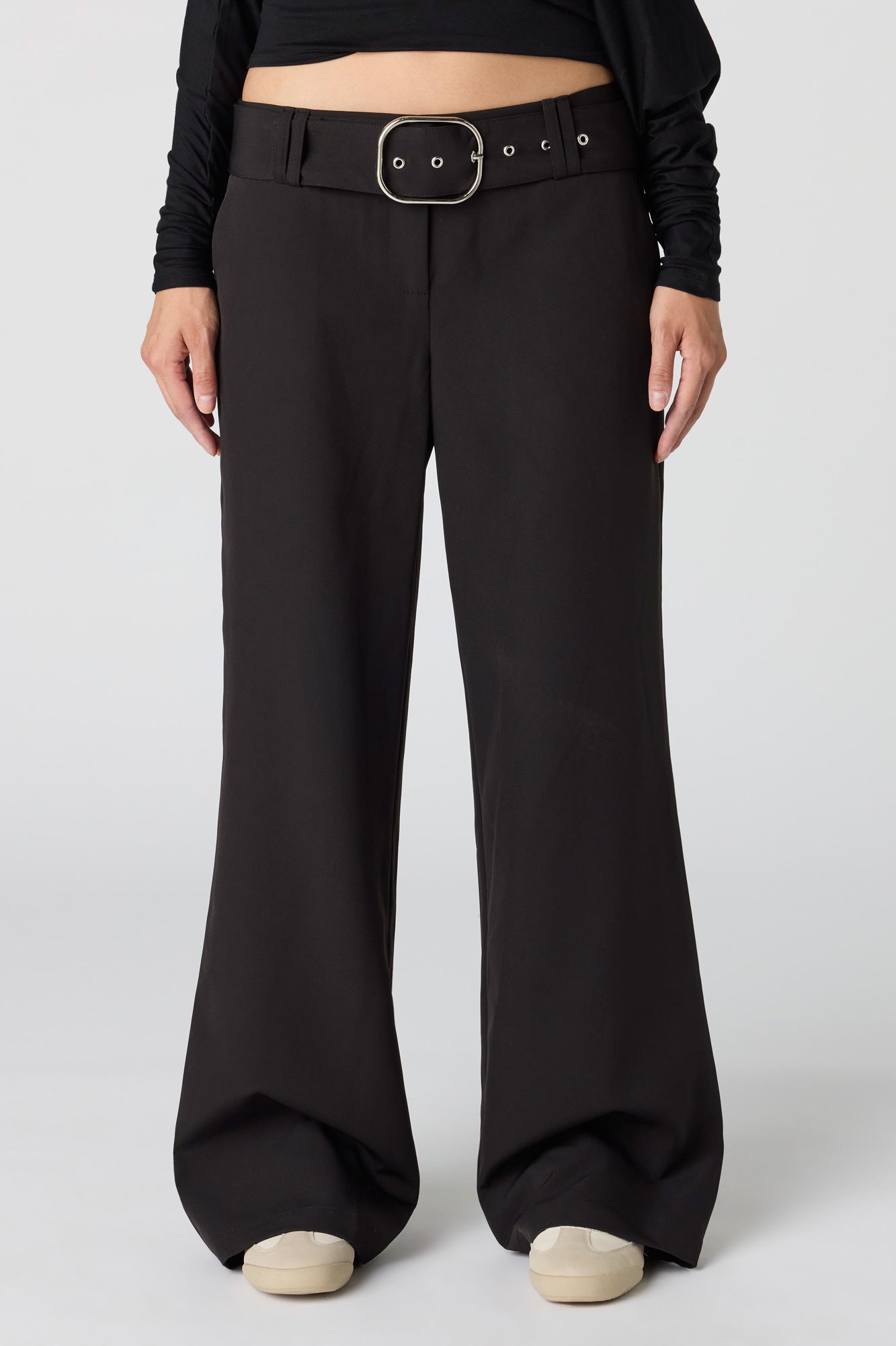 Belted Wide Leg Pant