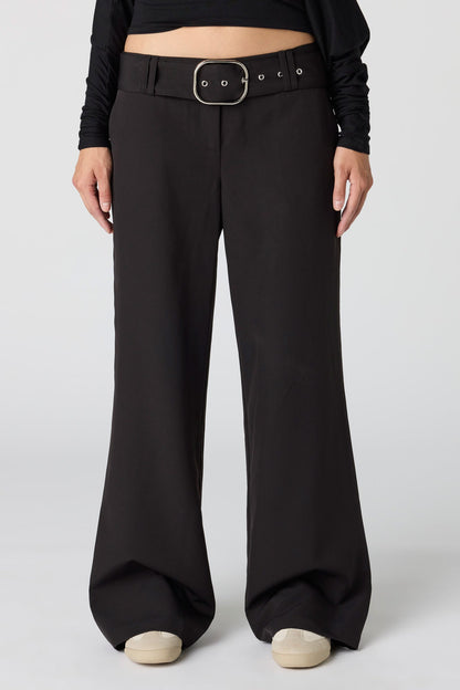 Belted Wide Leg Pant