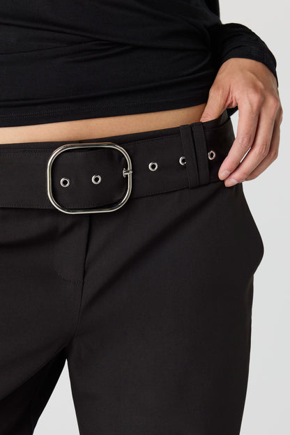 Belted Wide Leg Pant