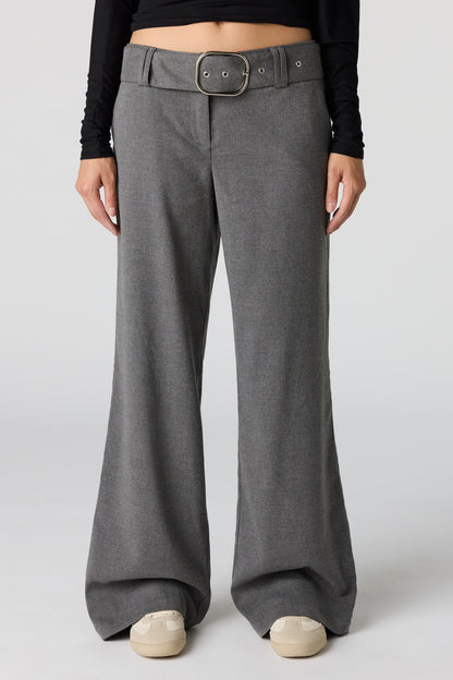 Belted Wide Leg Pant