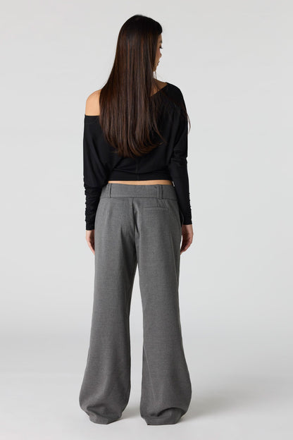 Belted Wide Leg Pant