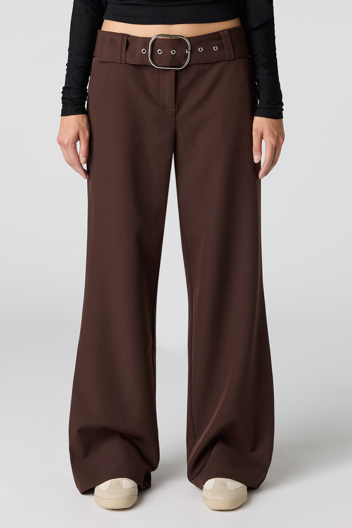 Belted Wide Leg Pant