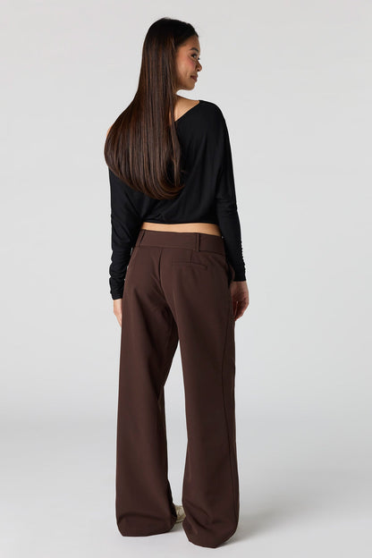Belted Wide Leg Pant