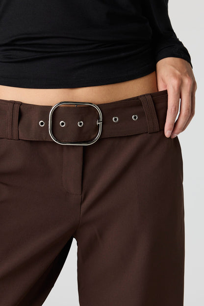 Belted Wide Leg Pant