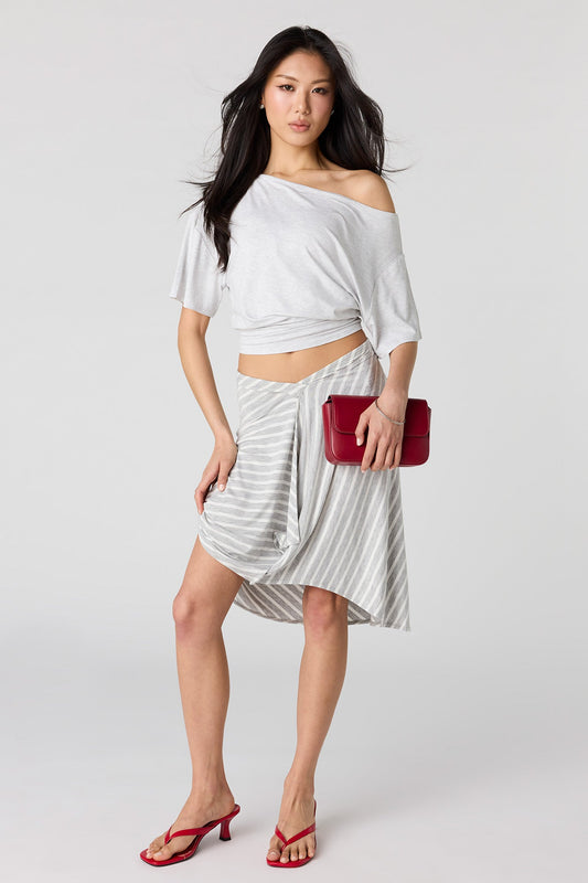 Asymmetrical Midi Skirt