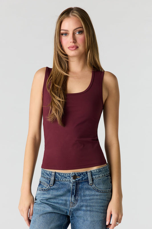 Luxe Heavy Contour Scoop Neck Tank