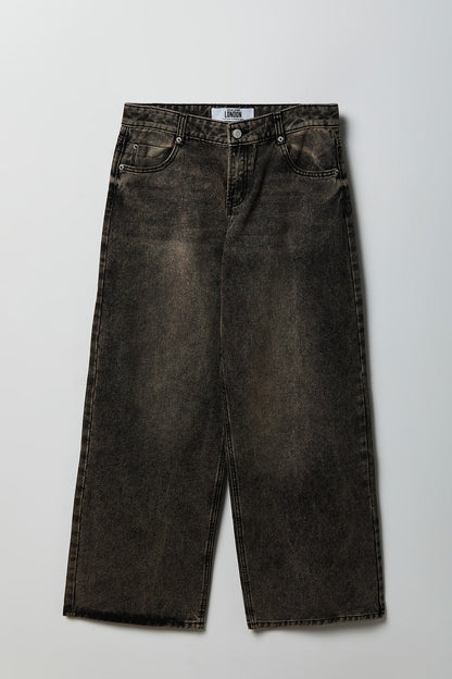 London Low Rise Super Baggy Vintage Latte Jean