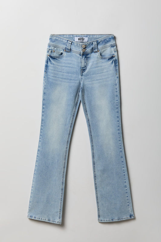 Stretch Low Rise Bootcut Light Jean