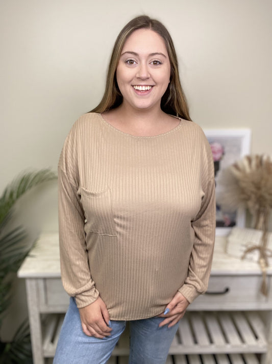 Dreaming Bigger Women's Hi-Low Stretchy Long Sleeve Top
