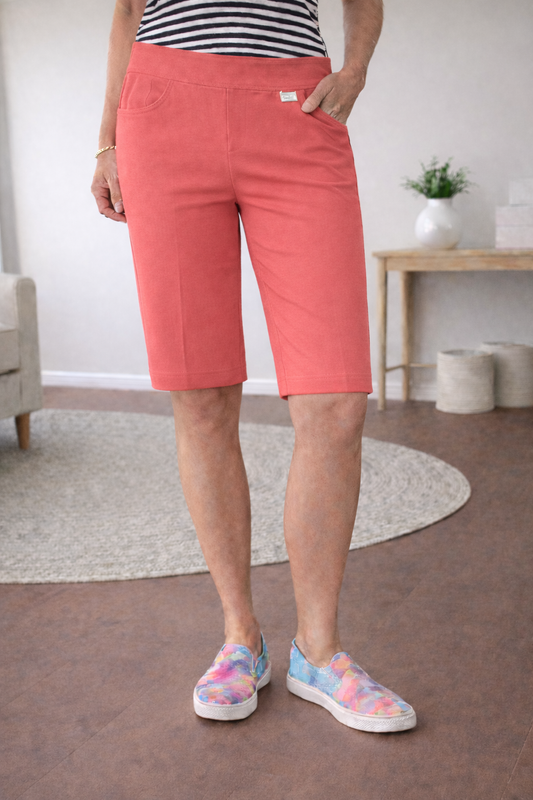 CORAL BERMUDA SHORT 10" INSEAM