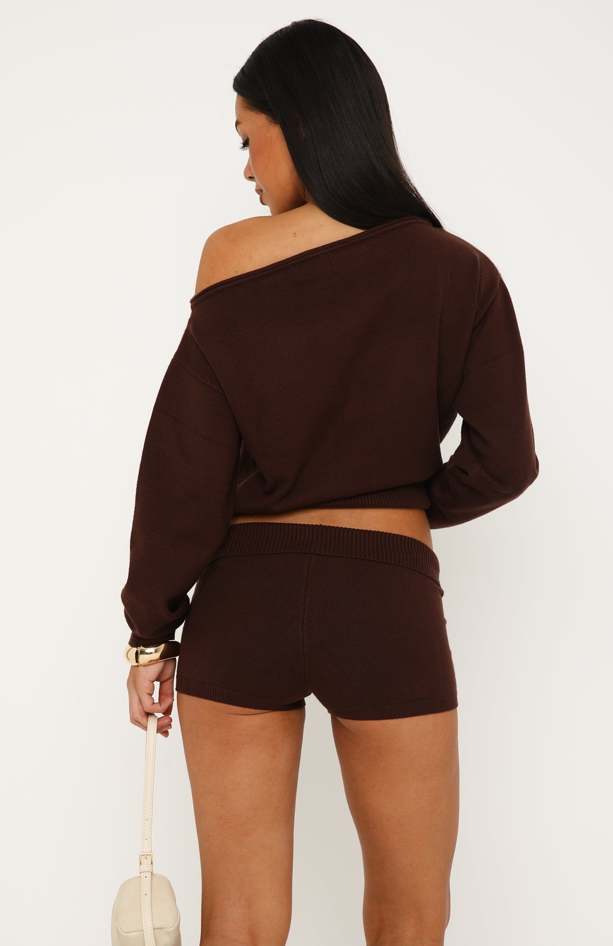Everything To Everybody Sweater Dark Chocolate