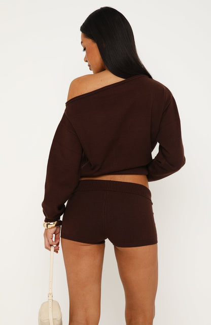 Everything To Everybody Sweater Dark Chocolate