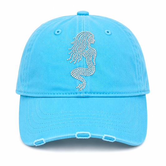 AQUA BLING MERMAID HAT