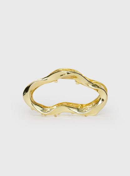 Take It Off Hair Clip Gold