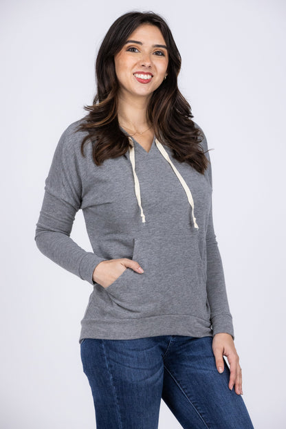 Mine Please Women's Long Sleeve Hoodie Top
