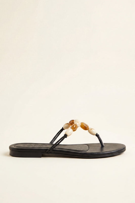 Beaded Thong Sandals