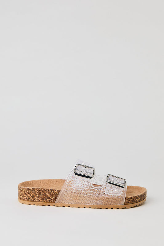 Jelly Double Buckle Sandal