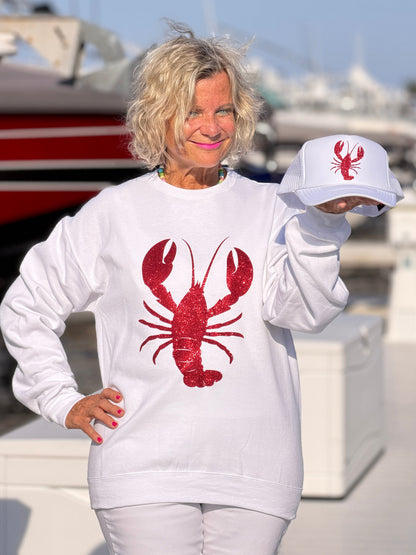 LOBSTER GLITTER HAT